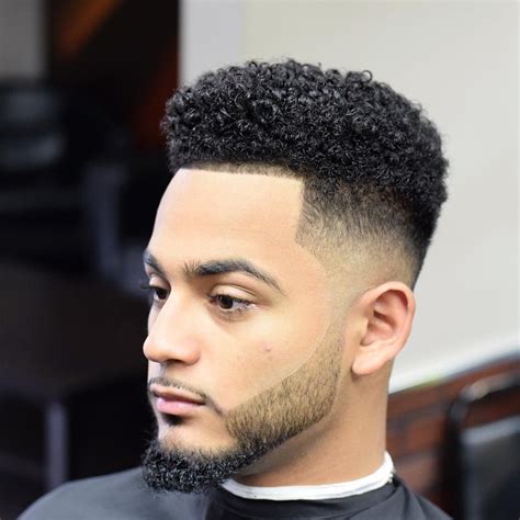 black males with long curly hair|curly hair fade black male.